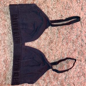 Black Calvin Klein Triangle Bralette